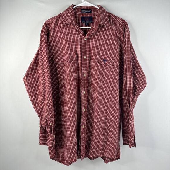 Lucchese 1883 Western Shirt Button Down Men's Size Medium Chest Pockets - Picture 1 of 8